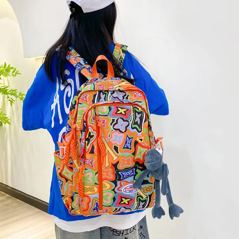 Vack Nylon Backpack Women's Multicolor-6