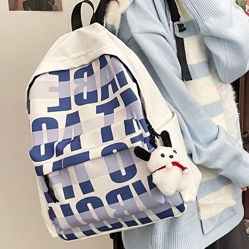 Vack Nylon Backpack Unisex Multicolor-14