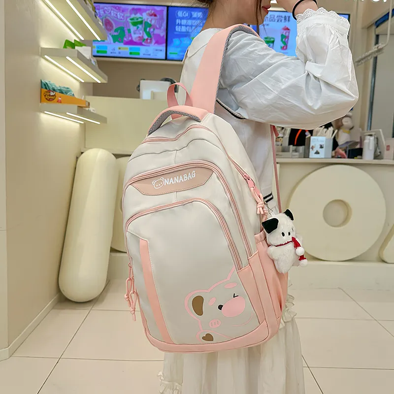 Vack Nylon Backpack Regular Unisex Multicolor-21