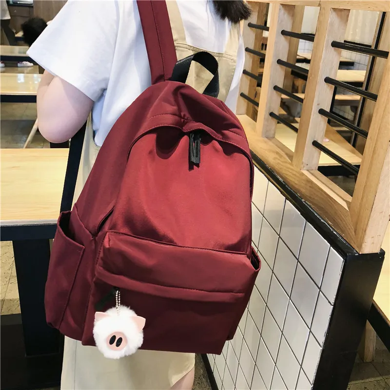 Vack Nylon Backpack Unisex Multicolor-10