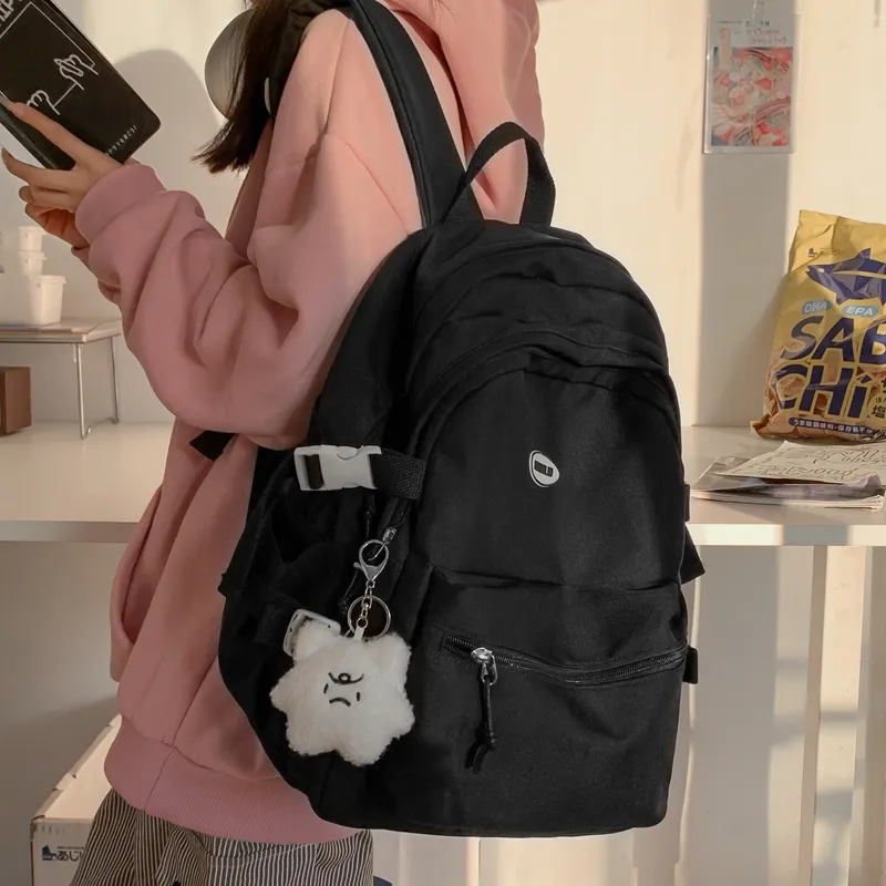 Vack Nylon Backpack Unisex Multicolor-7