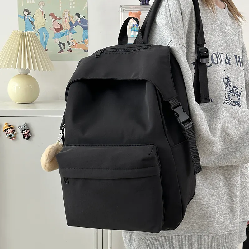Vack Nylon Backpack Unisex Multicolor-8