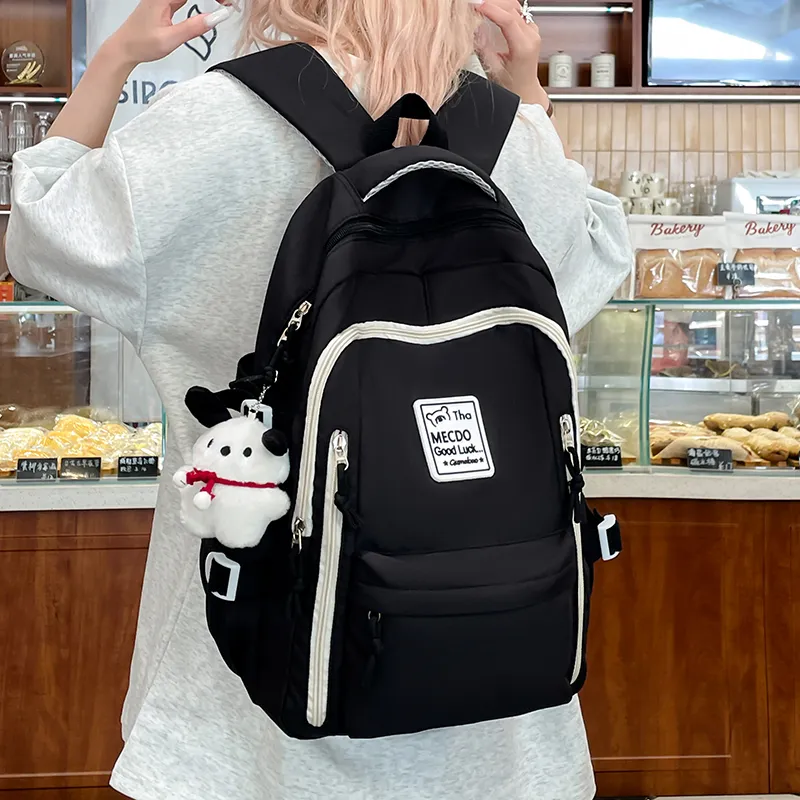 Vack Nylon Backpack Unisex Multicolor-3