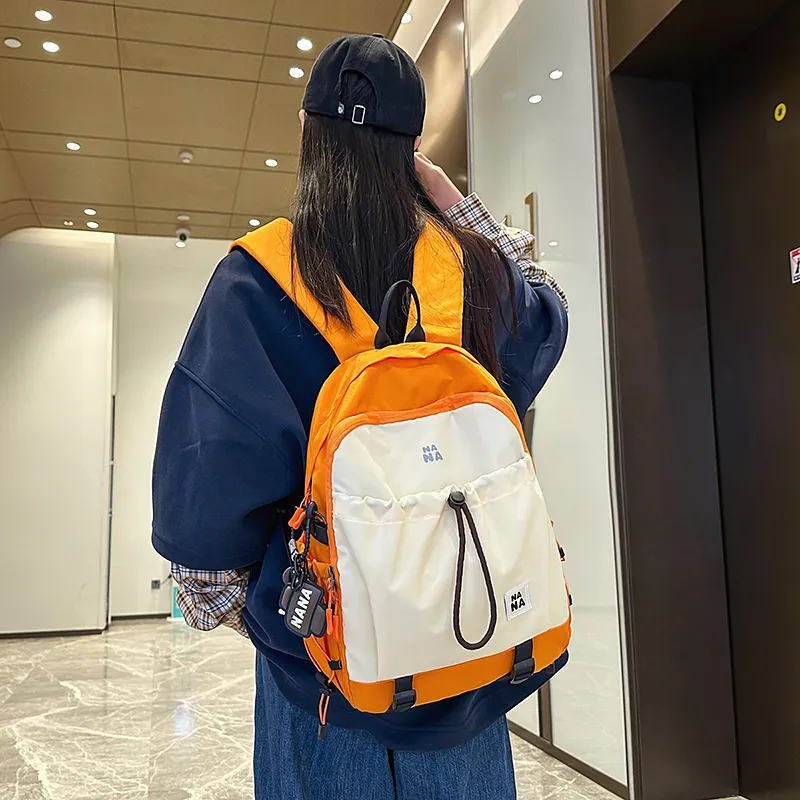 Vack Nylon Backpack Unisex Multicolor-7