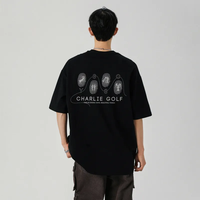 CHARLIE GOLF T Shirts Unisex-3