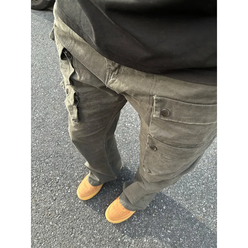 CORNILOT Cargo Pants Unisex Gray-5