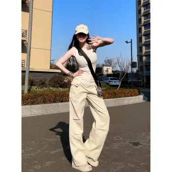 CORNILOT Cargo Pants Unisex Ecru