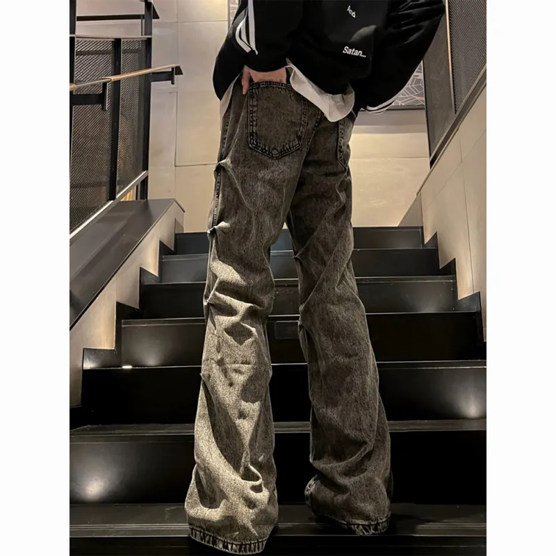 CORNILOT Jeans Unisex Black Gray Color-5