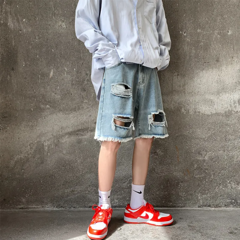 CORNILOT Denim Shorts Unisex-9