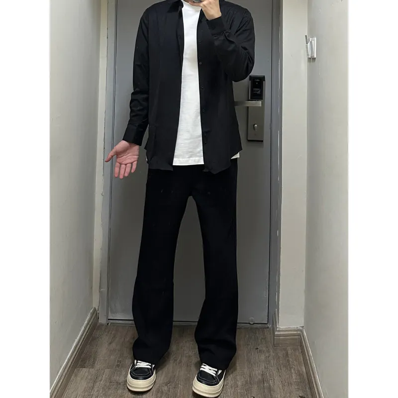 CORNILOT Suit Trousers Unisex Black-4