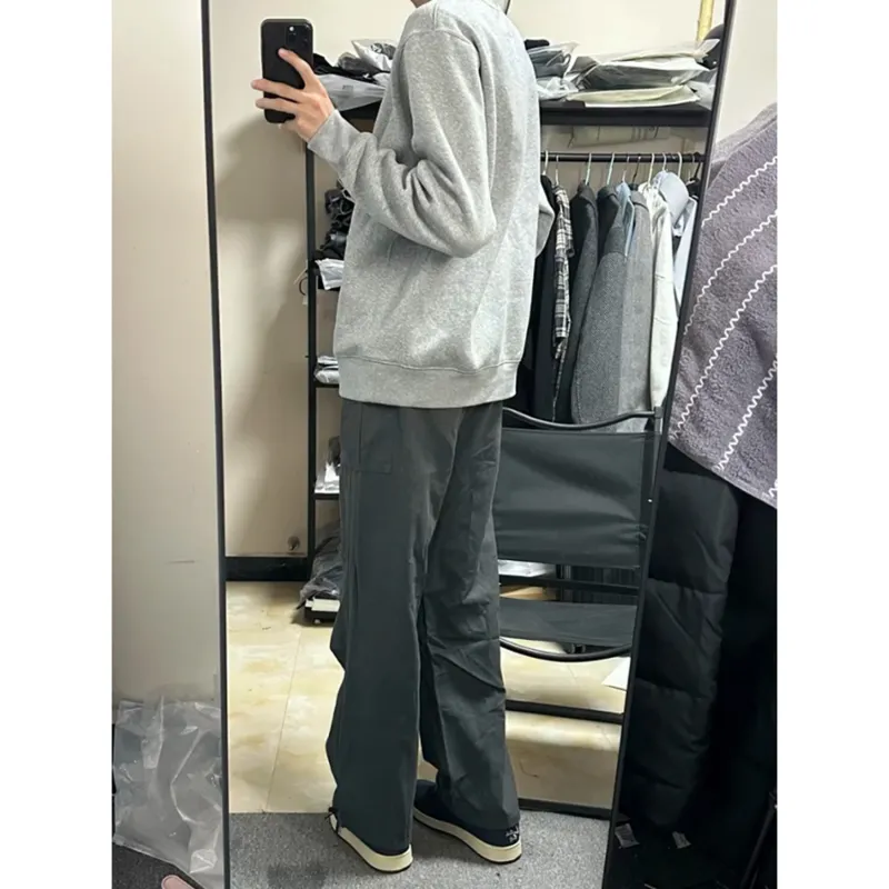 CORNILOT Cargo Pants Unisex Gray-3
