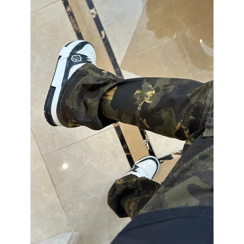 CORNILOT Cargo Pants Unisex Camouflage-4