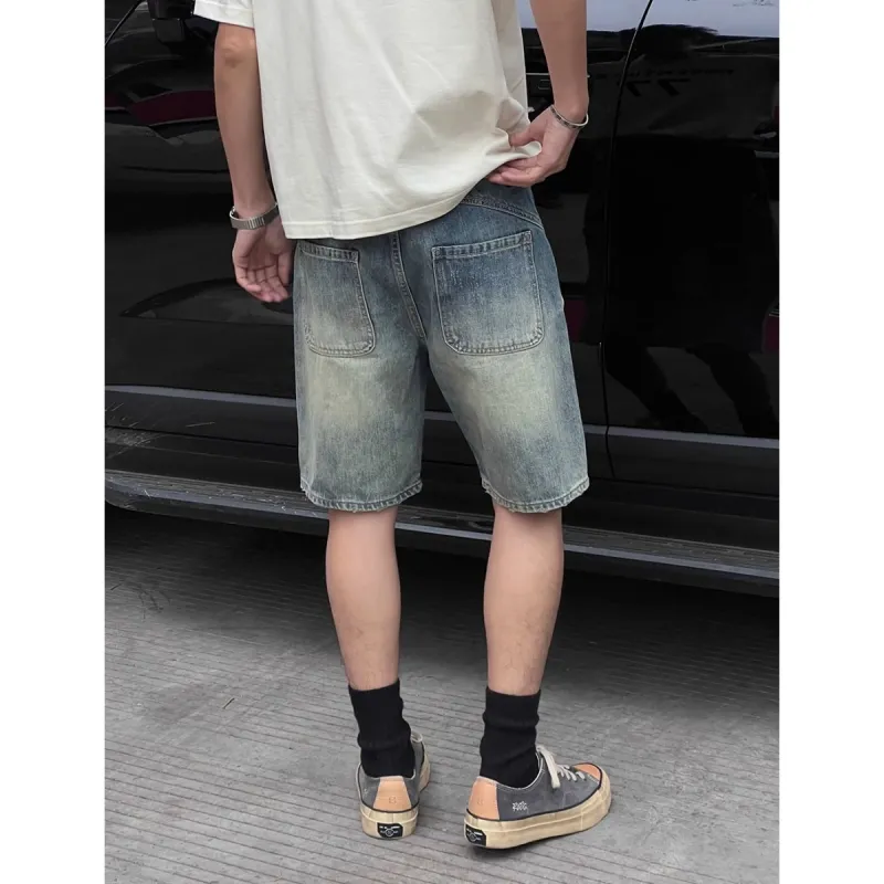 CORNILOT Denim Shorts Unisex Blue-1