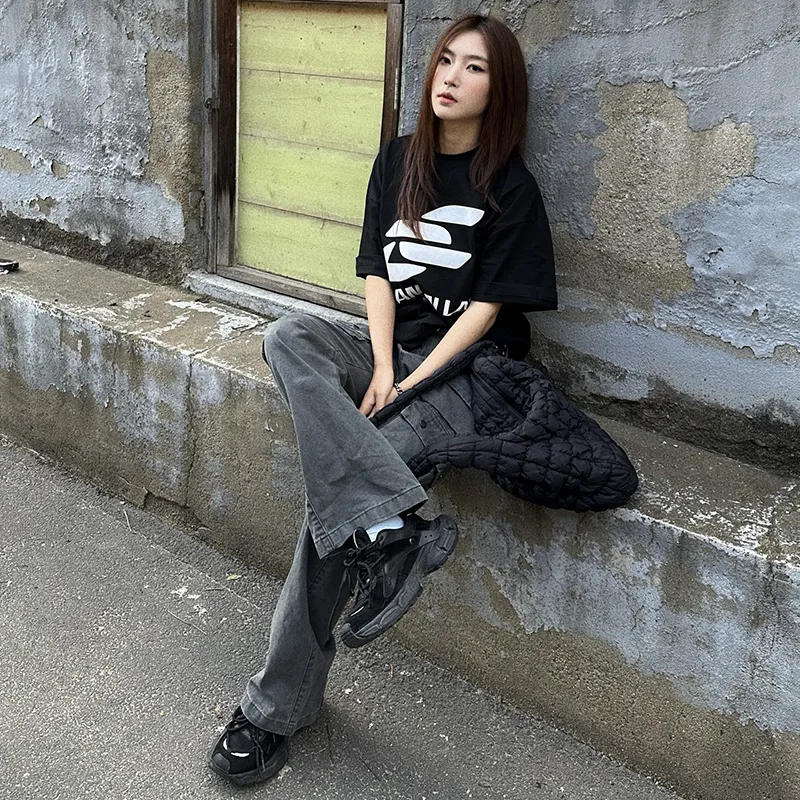 CORNILOT Cargo Pants Unisex Gray-4