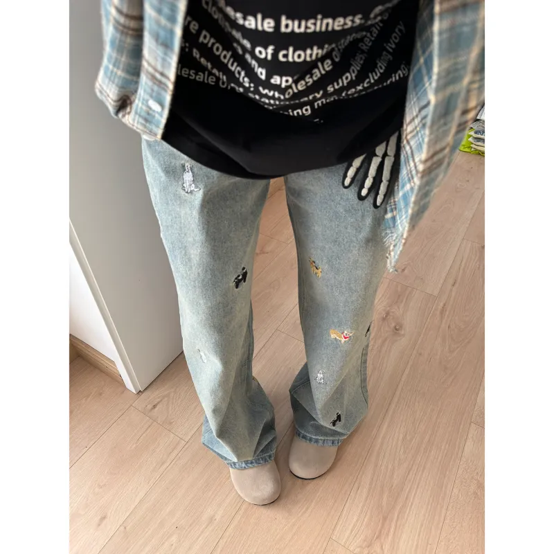 CORNILOT Jeans Unisex Vintage Blue-2