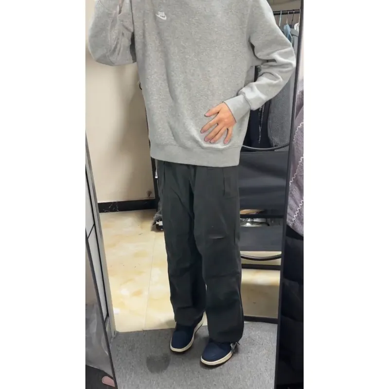 CORNILOT Cargo Pants Unisex Gray-4