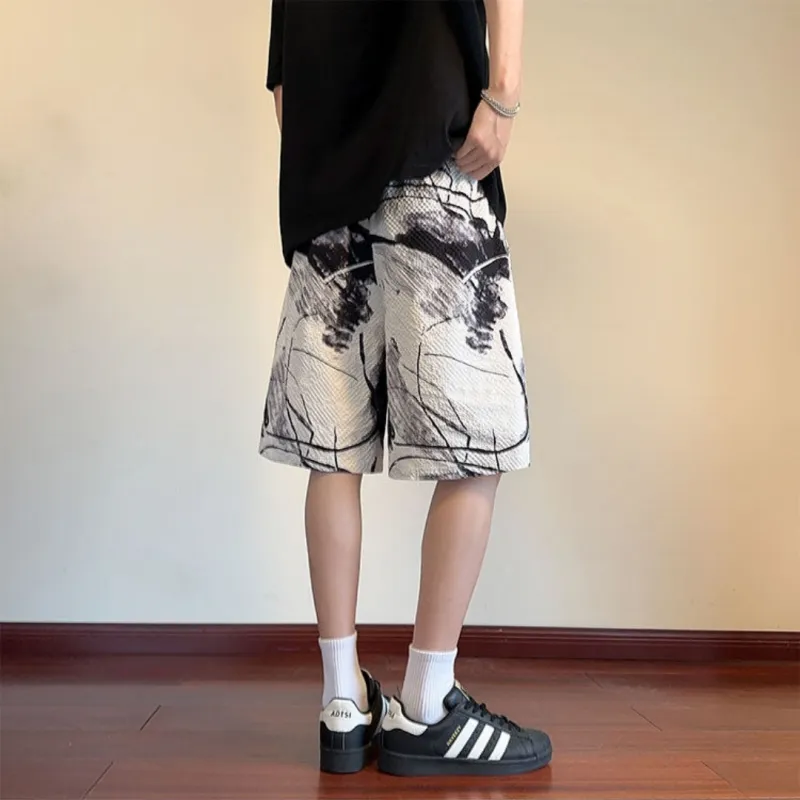 CORNILOT Casual Shorts Unisex White-1