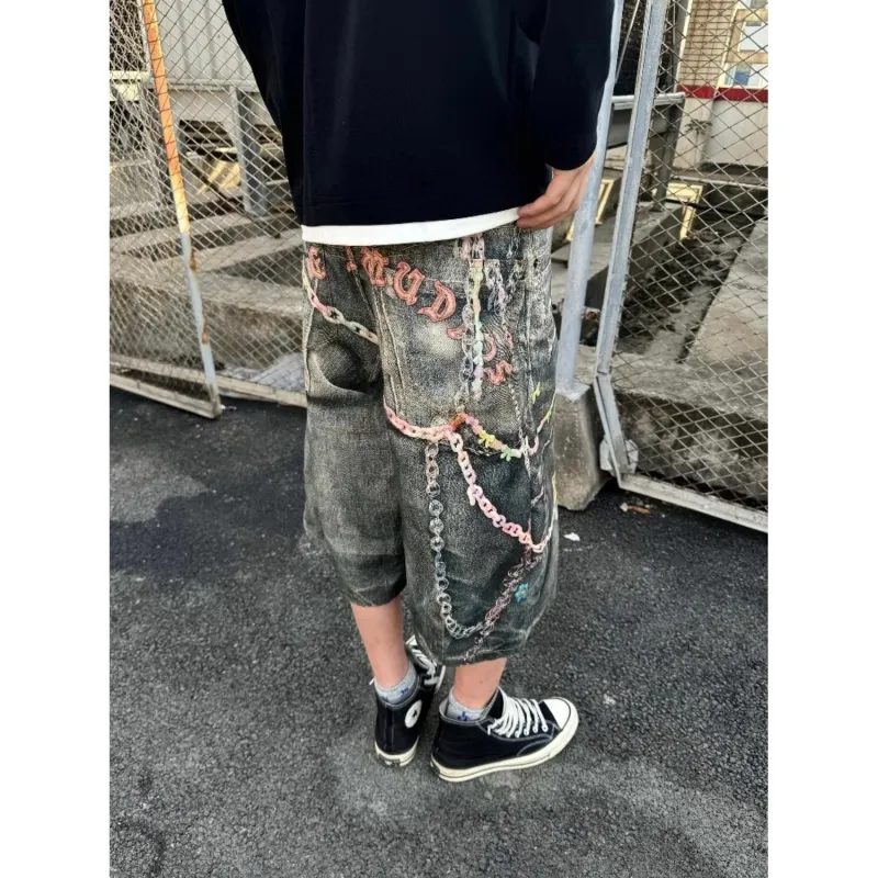 CORNILOT Denim Shorts Unisex Blue-2