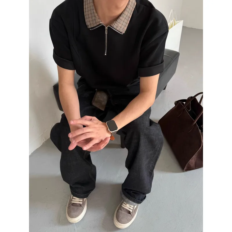 CORNILOT Polo Shirts Unisex Black-1