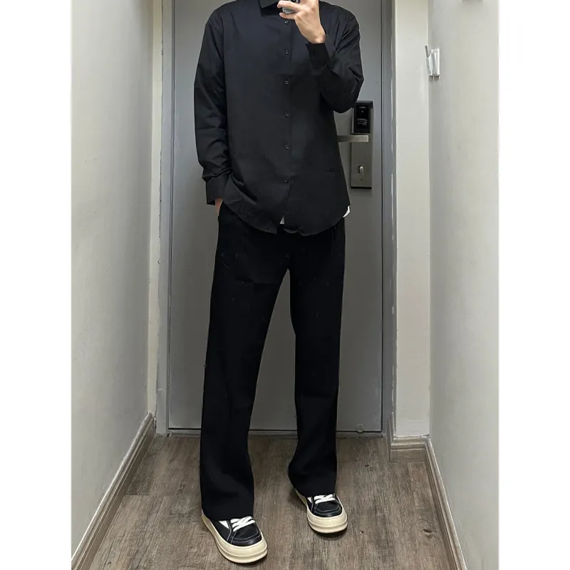 CORNILOT Suit Trousers Unisex Black-2