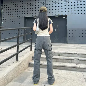 CORNILOT Cargo Pants Unisex Gray