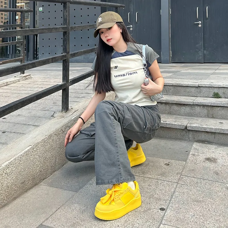CORNILOT Cargo Pants Unisex Gray-4