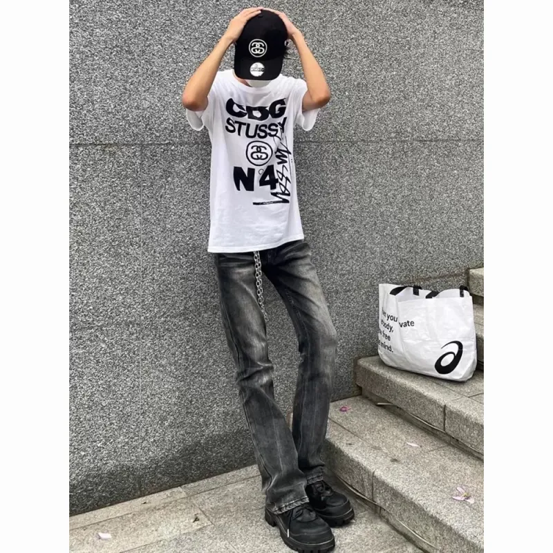 CORNILOT Jeans Unisex Black Gray Color-1