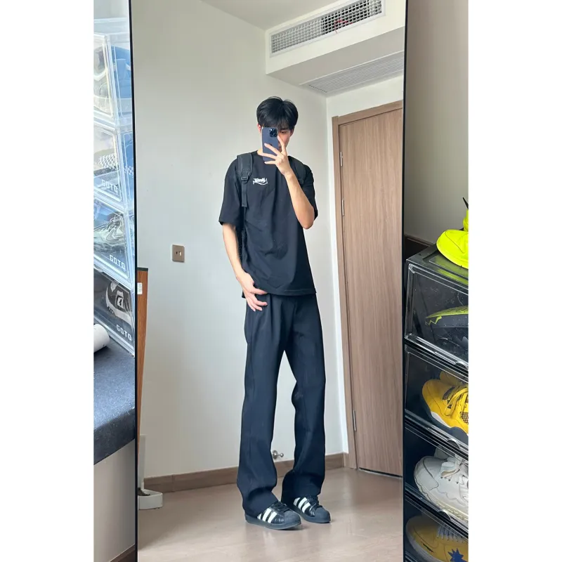 CORNILOT Suit Trousers Unisex Black-2
