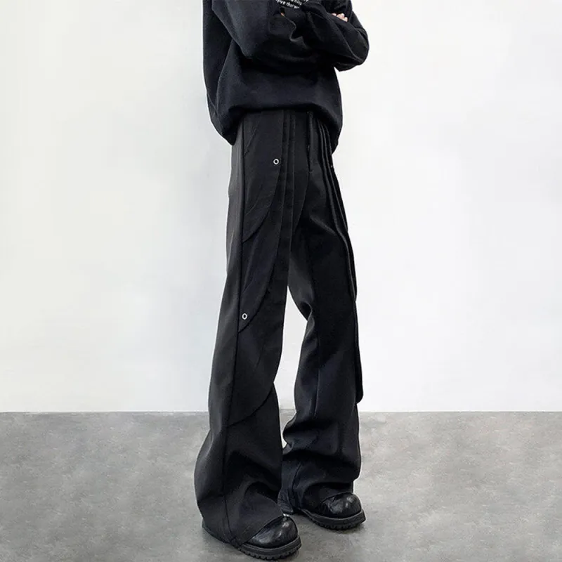 CORNILOT Casual Pants Unisex Black-1