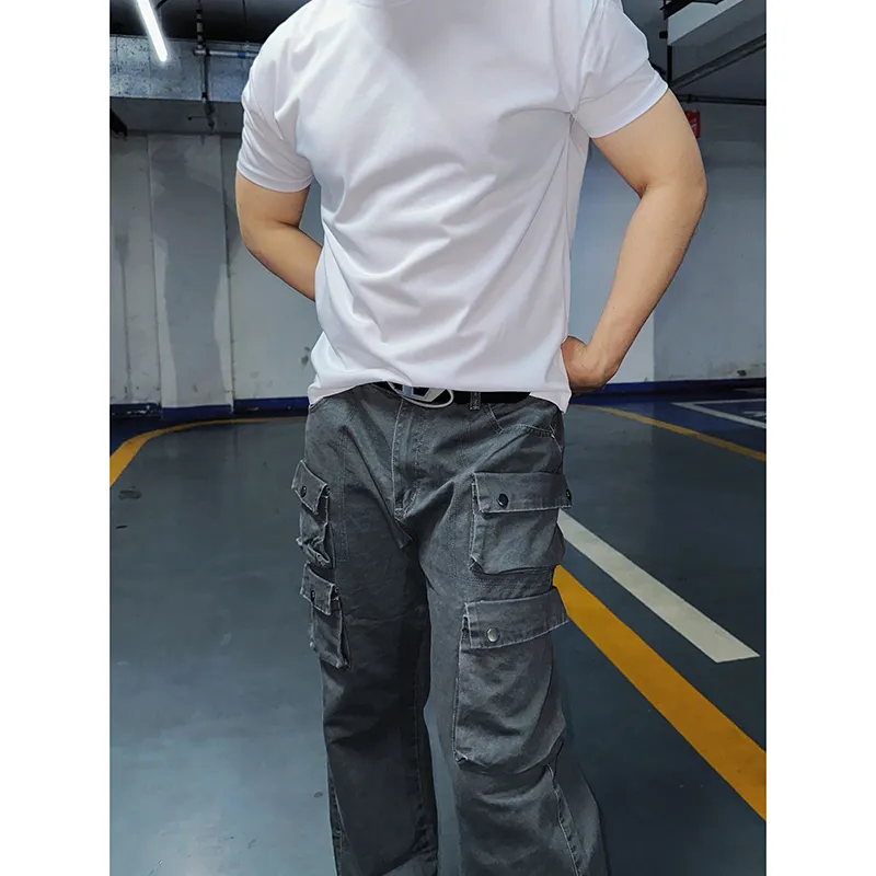 CORNILOT Cargo Pants Unisex Gray-6