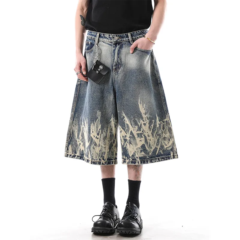 CORNILOT Denim Shorts Unisex Blue-3
