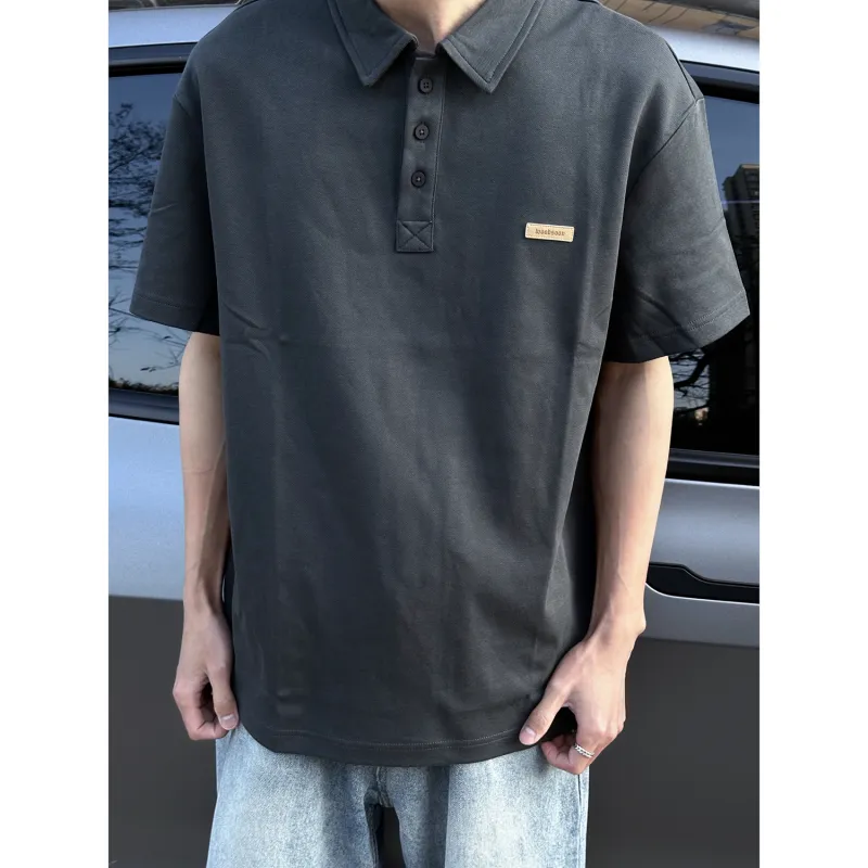 CORNILOT Polo Shirts Unisex Dark Gray-5