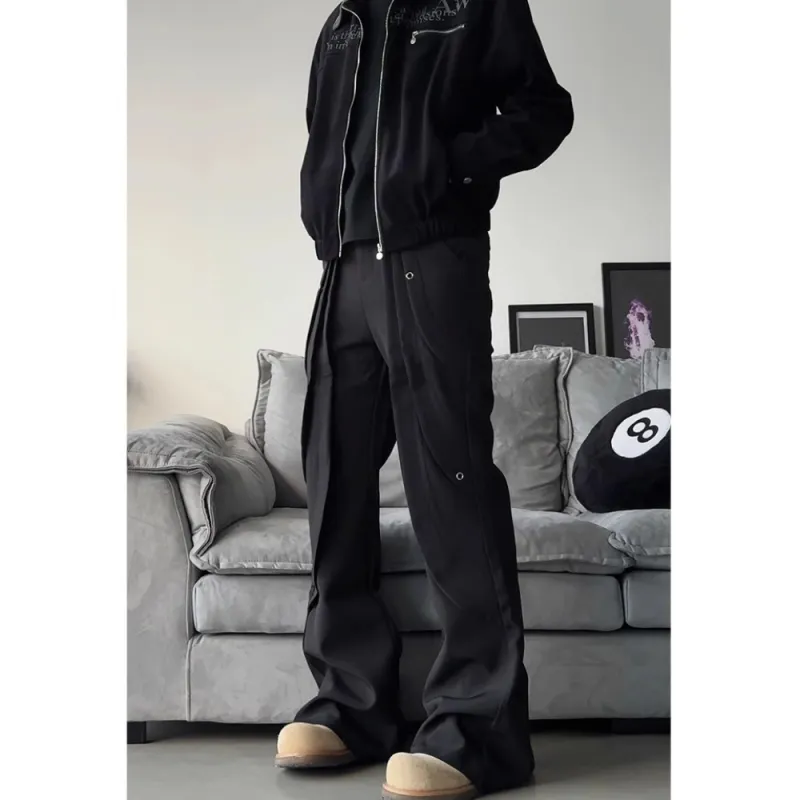 CORNILOT Cargo Pants Unisex Black-3