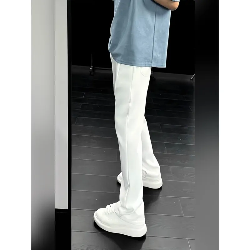 CORNILOT Suit Trousers Unisex White Gray-2