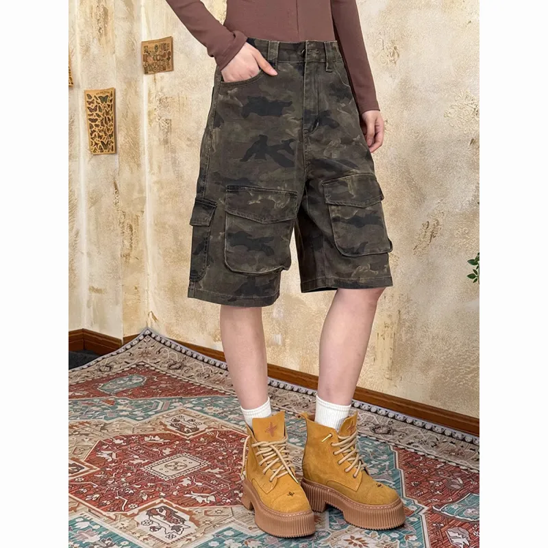 CORNILOT Cargo Shorts Unisex Camouflage-2