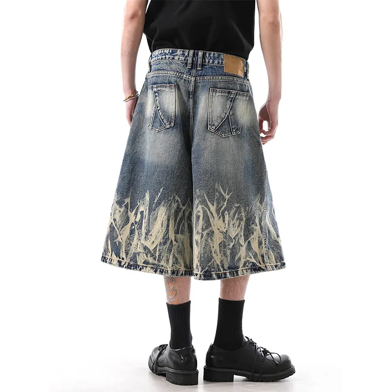 CORNILOT Denim Shorts Unisex Blue-2
