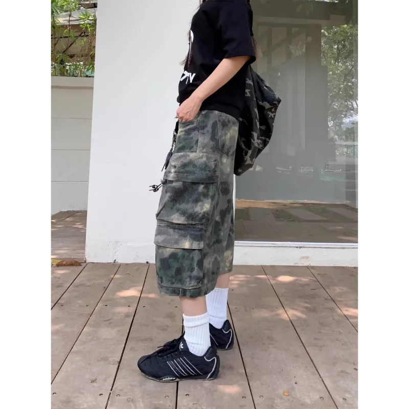 CORNILOT Denim Shorts Unisex Camouflage-2