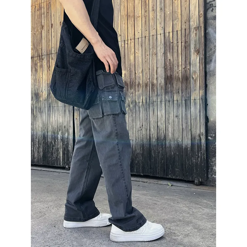 CORNILOT Cargo Pants Unisex Gray-1