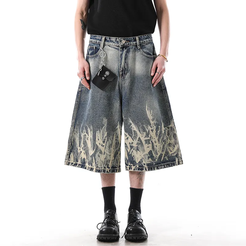 CORNILOT Denim Shorts Unisex Blue-1