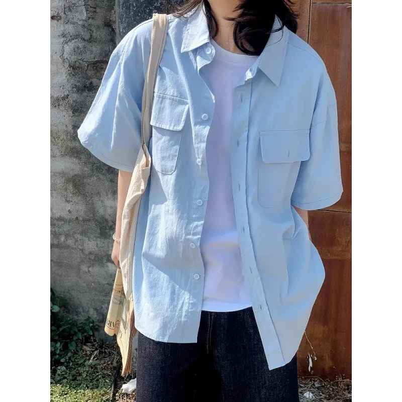 CORNILOT Shirts Unisex Blue-2