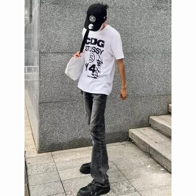CORNILOT Jeans Unisex Black Gray Color-2