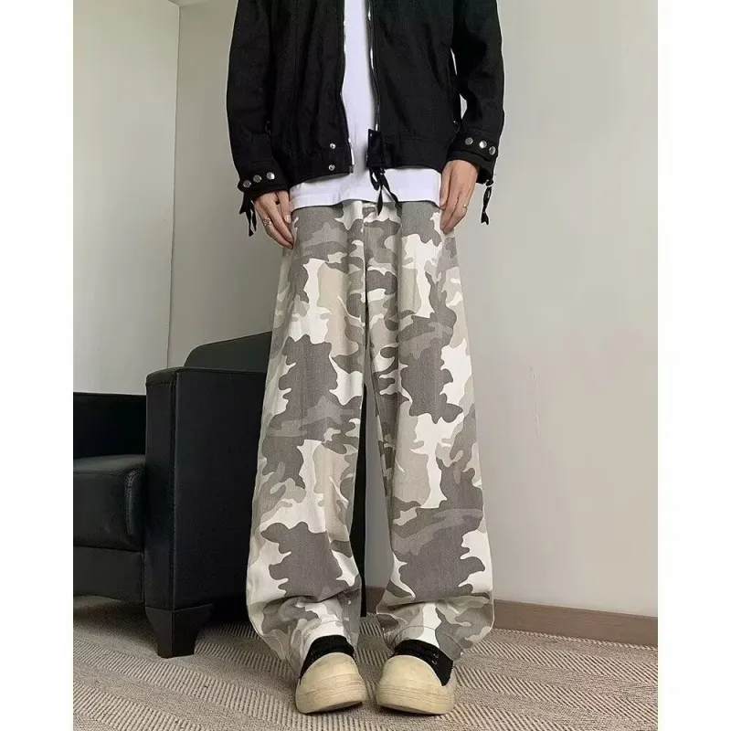 CORNILOT Jeans Unisex Gray White-4