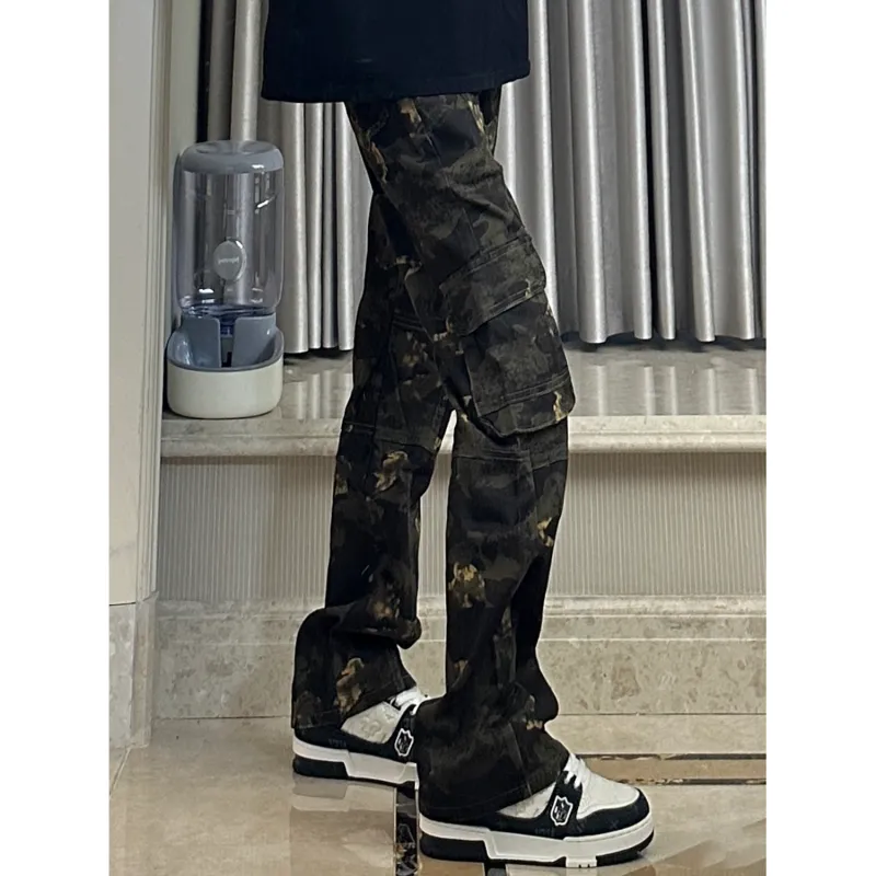 CORNILOT Cargo Pants Unisex Camouflage-2