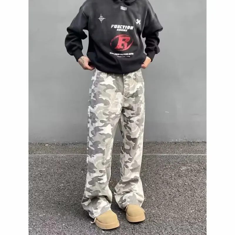 CORNILOT Jeans Unisex Gray White-2