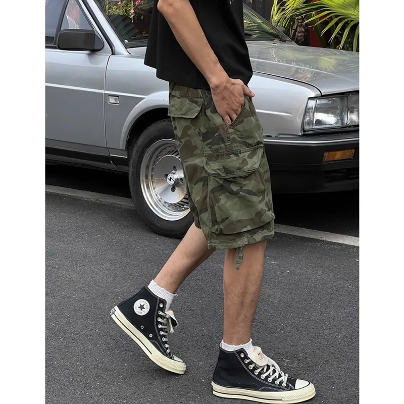 CORNILOT Cargo Shorts Unisex Camouflage-3
