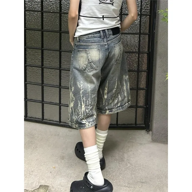 CORNILOT Denim Shorts Unisex Blue-3