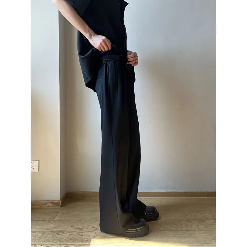 CORNILOT Casual Pants Unisex Black-5