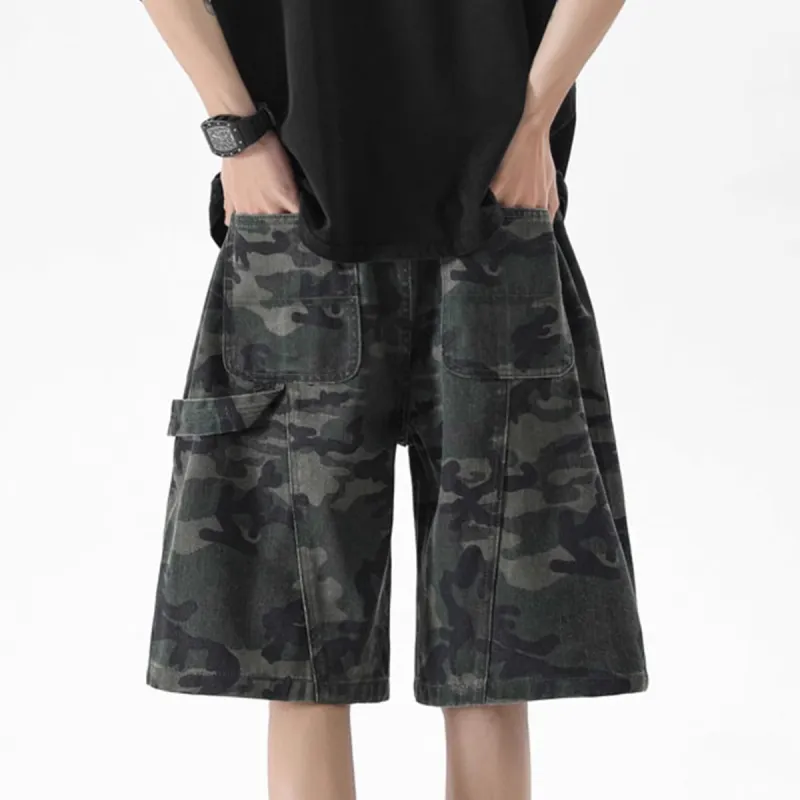 CORNILOT Cargo Shorts Unisex Camouflage-4