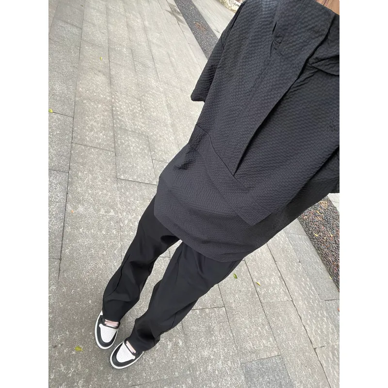 CORNILOT Suit Trousers Unisex Black-6