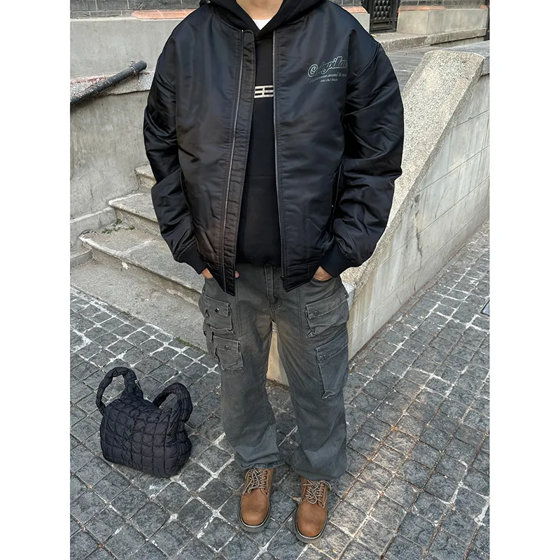 CORNILOT Cargo Pants Unisex Gray-4
